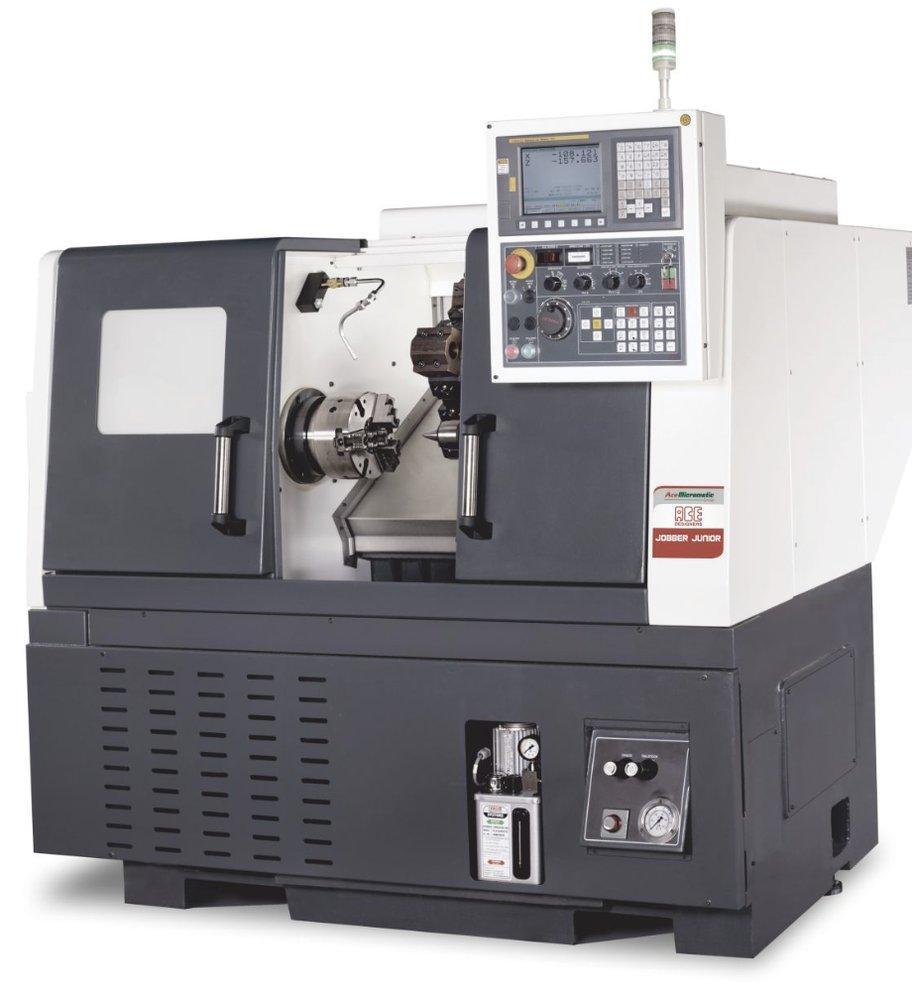 ACE Super Jobber CNC turning center on NPD Engineering's shop floor